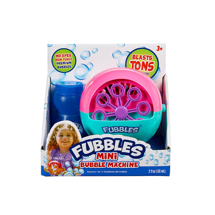 Fubbles Mini Bubble Machine 6in x 5 1/2in
