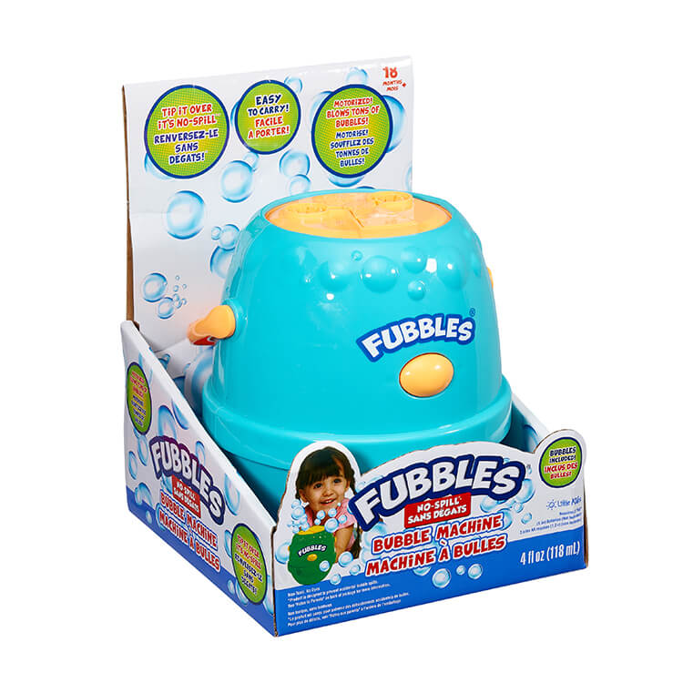 FUBBLES® NO-SPILL® BUBBLE MACHINE | Little Kids, Inc.